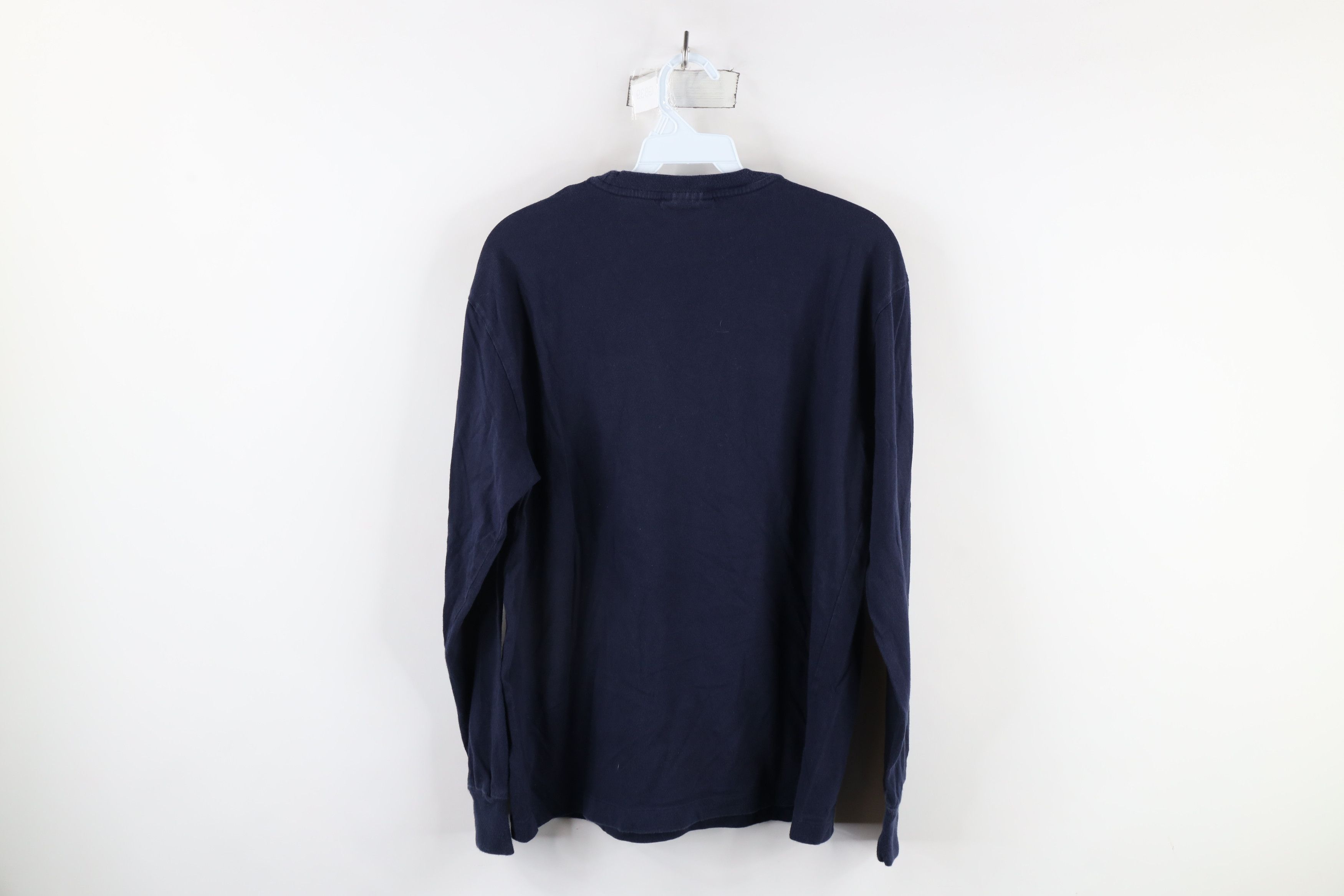 Ralph Lauren × Vintage Vintage 90s Ralph Lauren Long Sleeve T-Shirt Navy Blue Size US S / EU 44-46 / 1 - 7 Thumbnail