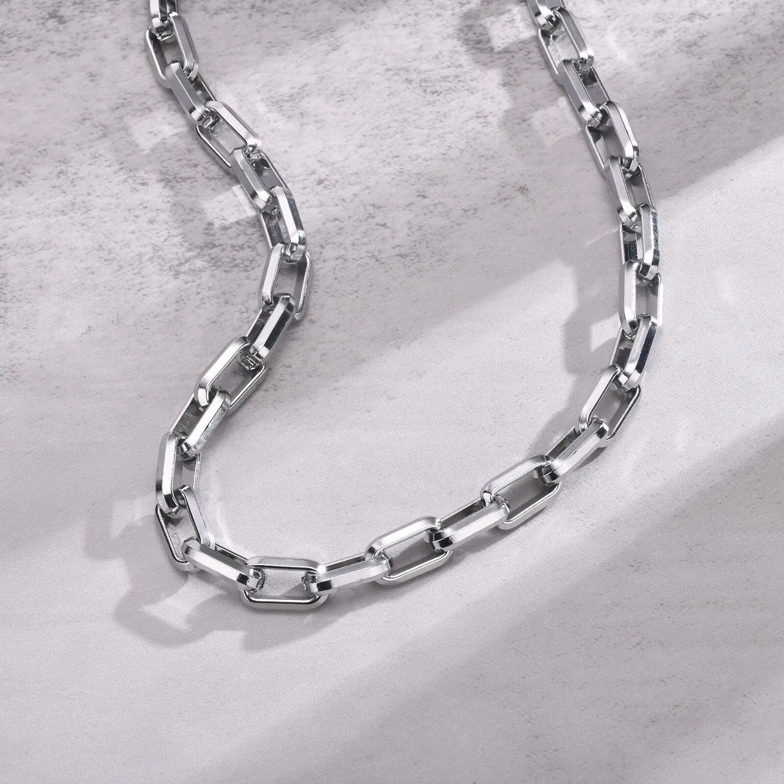 Vintage Bold Rectangle Chain Necklace Size ONE SIZE - 5 Thumbnail