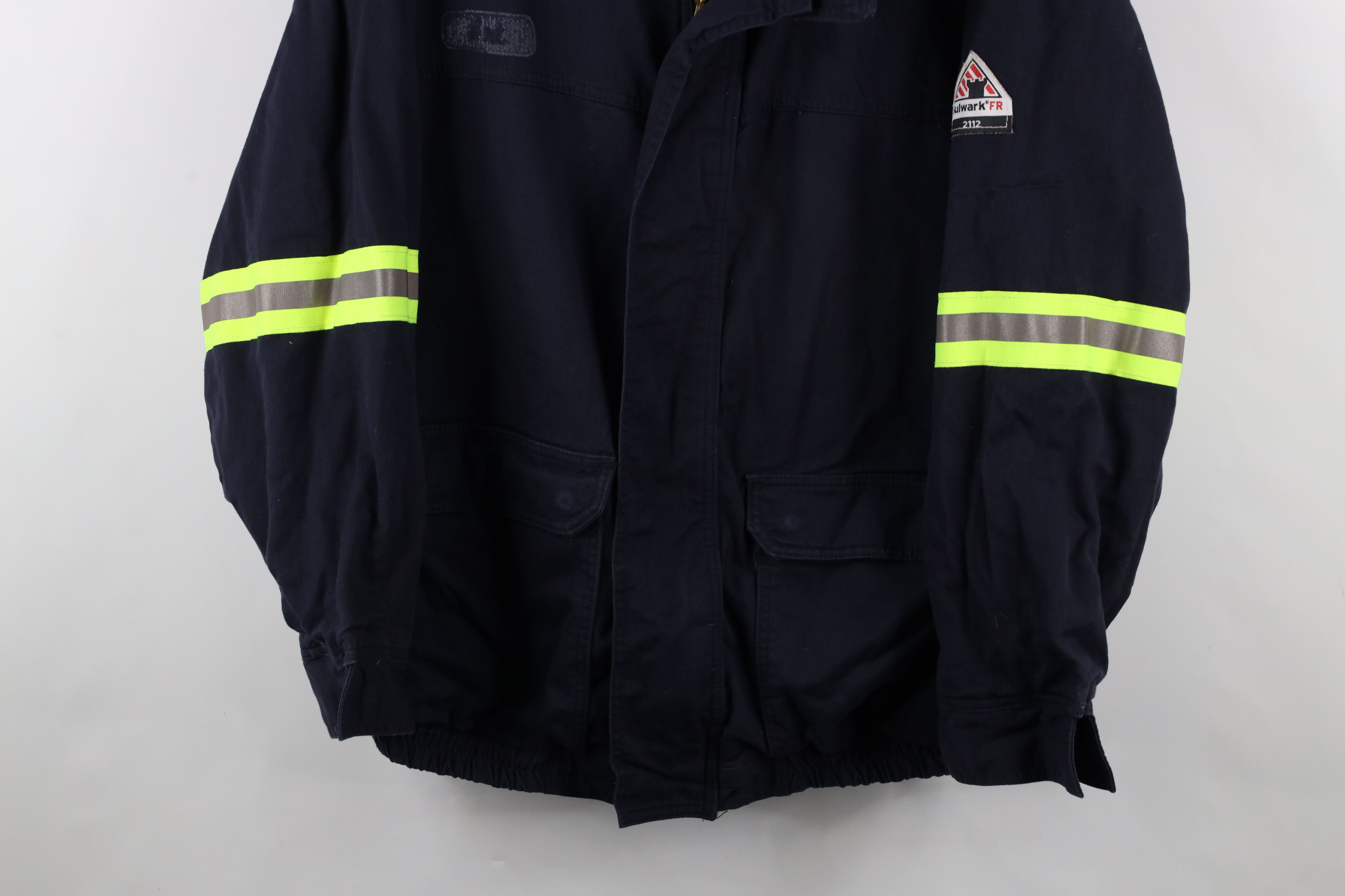 Vintage Bulwark FR Reflective Flame Fire Resistant Bomber Jacket Size US XXL / EU 58 / 5 - 3 Thumbnail