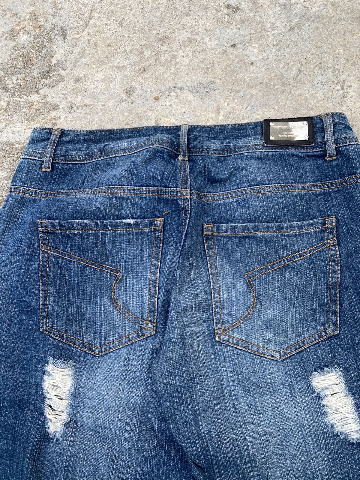 semanticdesign Semanticdesign Archive Distressed Pants Kmrii Ifsixwasnine Size US 32 / EU 48 - 5 Thumbnail
