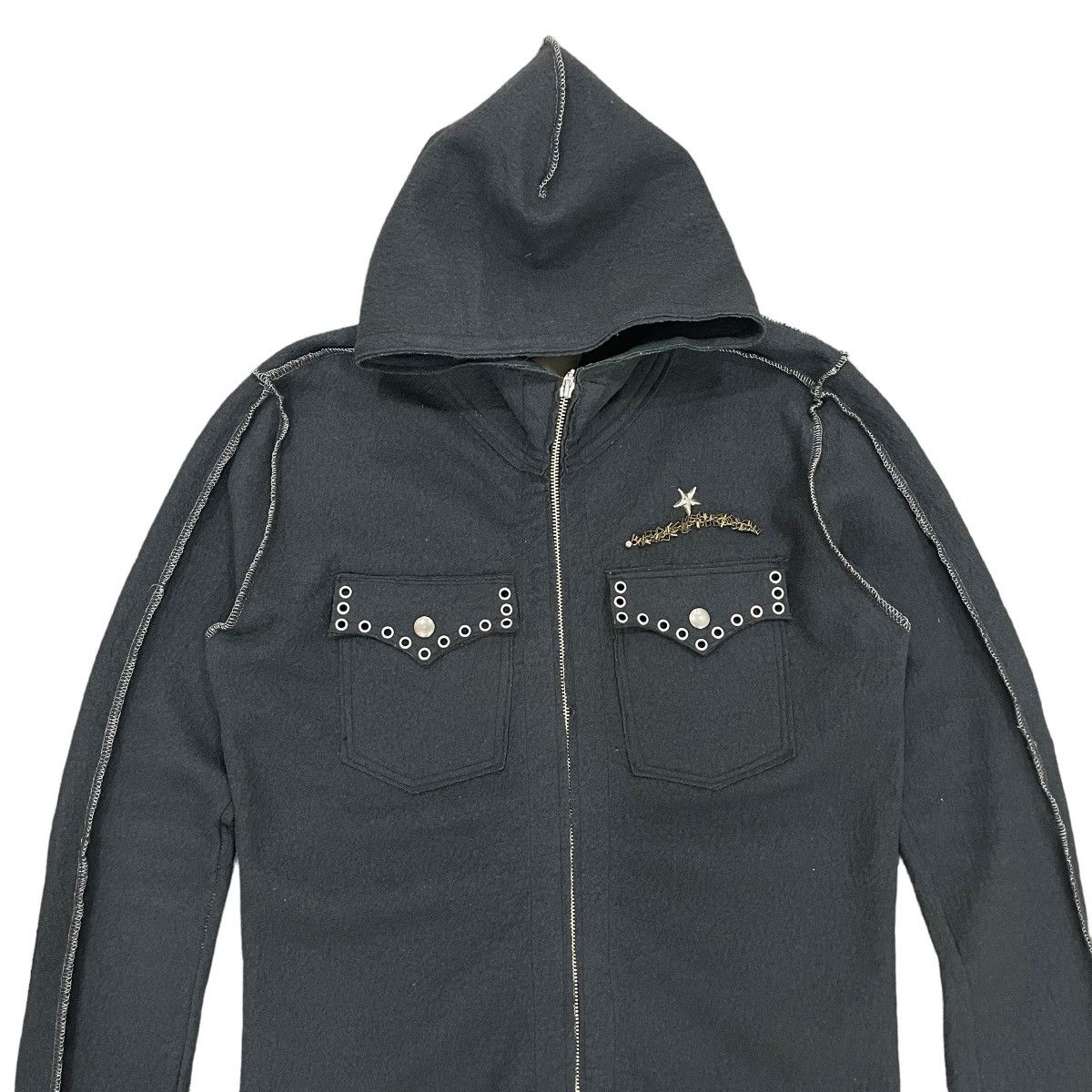 FranCisT MOR.K.S ❗️RARE❗️Francist Mor.K.S Seditionaries Punk Hoodie Jacket Size M / US 6-8 / IT 42-44 - 3 Thumbnail