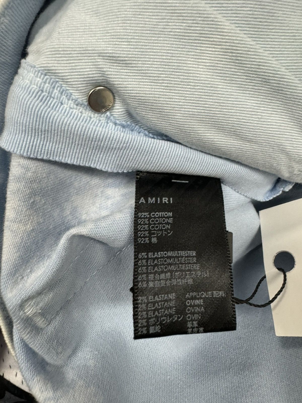 Amiri Amiri MX1 Jeans Light Blue Patch 38 Size US 38 / EU 54 - 4 Thumbnail