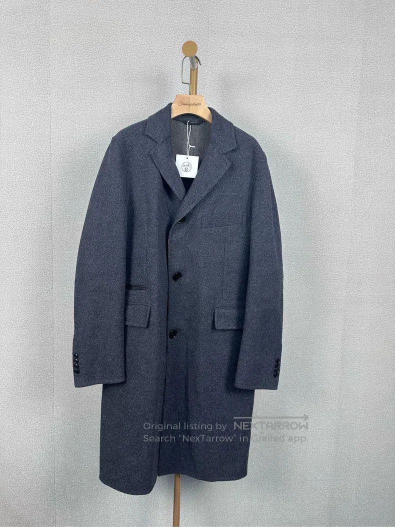 Hermes Hermes Gray Long Wool Coat Size US M / EU 48-50 / 2 - 1 Thumbnail