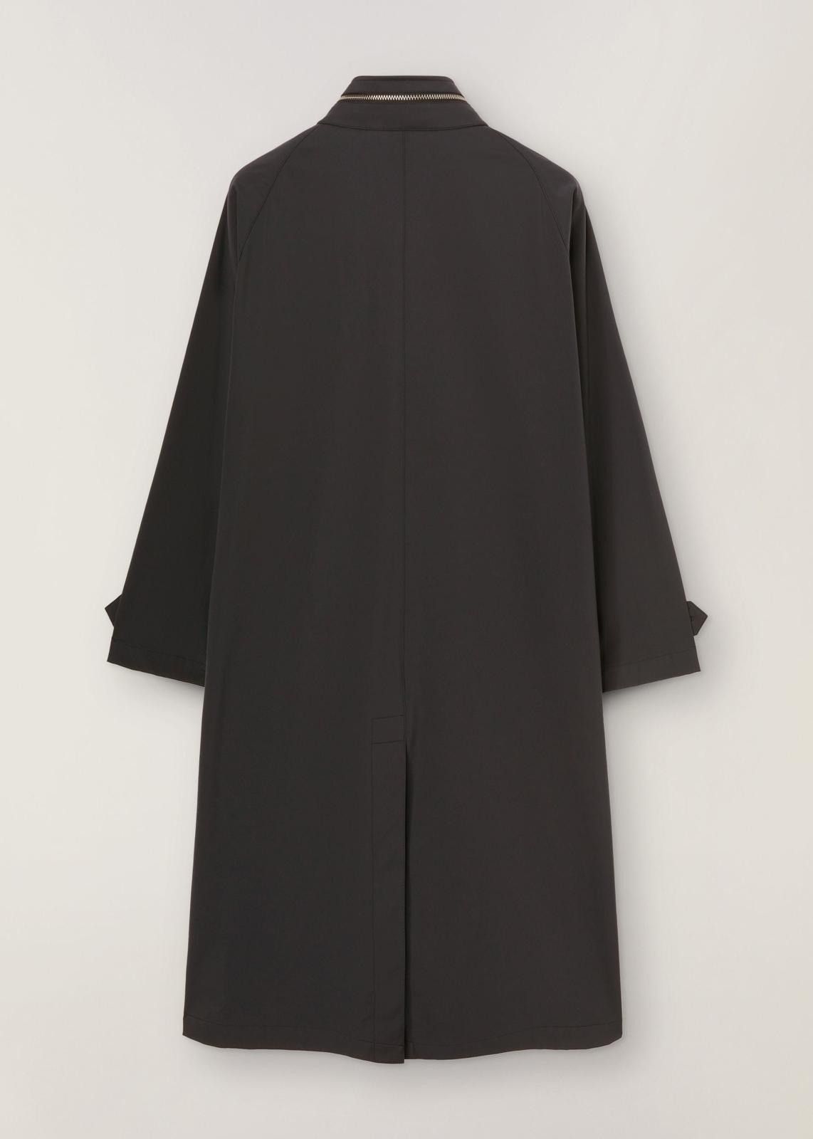 Loro Piana o1srvl11e0824 Trench Windbe Coat in Black Size L / US 10 / IT 46 - 2 Thumbnail