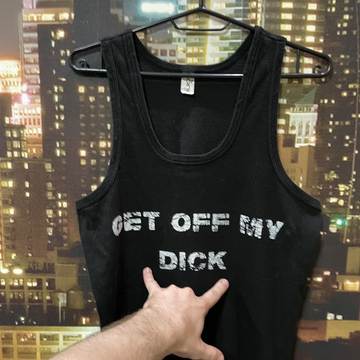 Vintage Vintage 90s Graphic Tank Top Humor Streetwear Punk Washed M Size US M / EU 48-50 / 2 - 3 Thumbnail