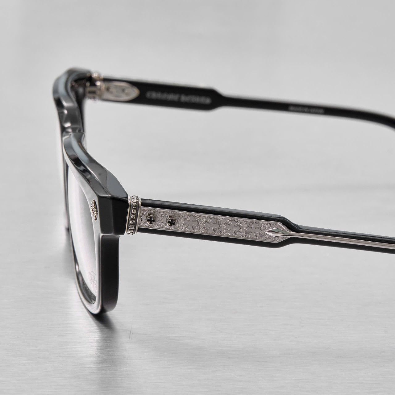 Chrome Hearts CHROME HEARTS AMBIDIXTROUS BLACK GLASSES Size ONE SIZE - 3 Thumbnail