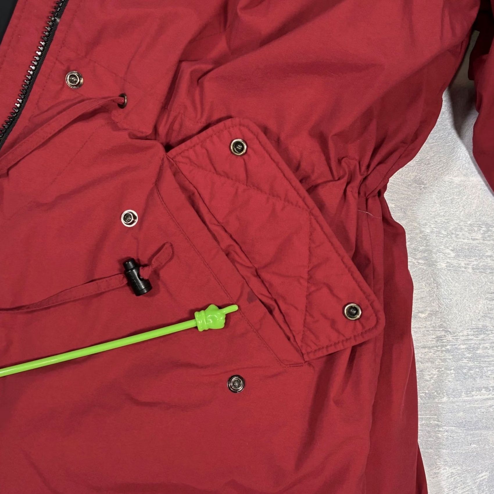 Vintage VINTAGE LLBean Red Quilted Lined Winter Parka Jacket Snap Buttons Women's XL Coat Size XL / US 12-14 / IT 48-50 - 5 Thumbnail