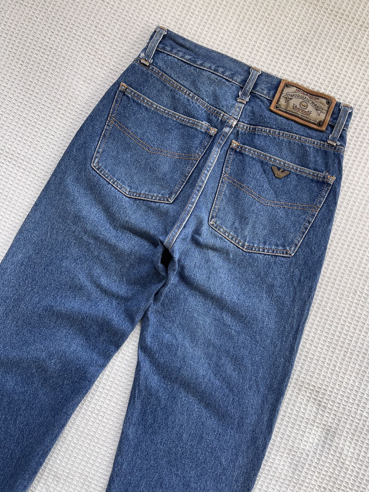 Giorgio Armani Rare🔥Vintage GA ARMANI JEANS Baggy Fit Jeans Size US 28 / EU 44 - 5 Thumbnail