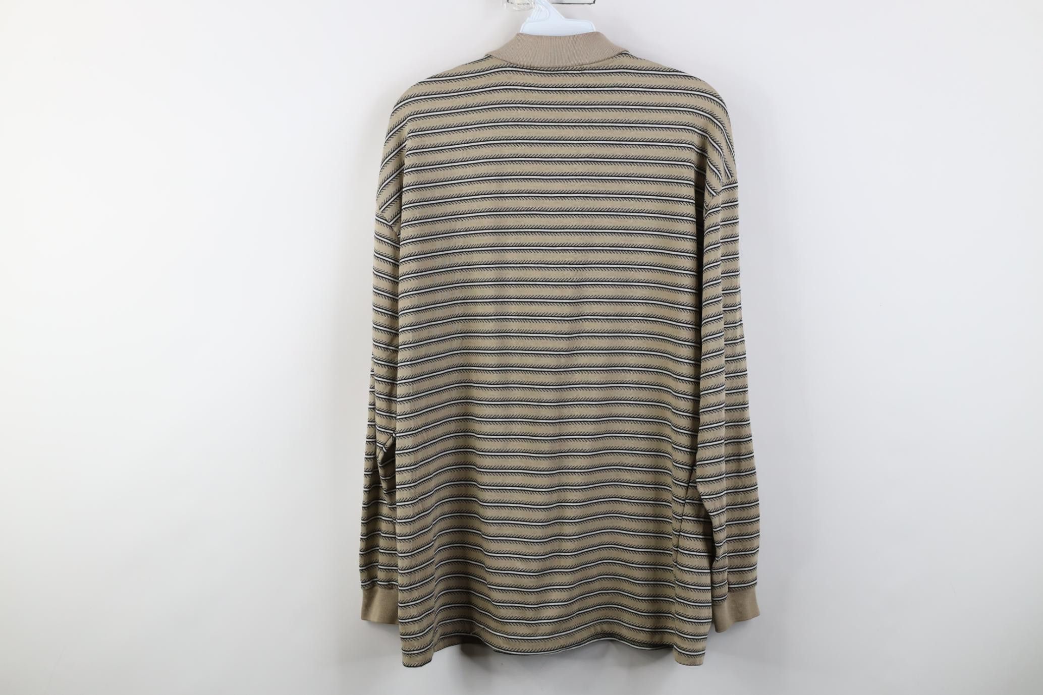 Vintage Vintage 90s Streetwear Knit Long Sleeve Rugby Polo Shirt Size US M / EU 48-50 / 2 - 13 Thumbnail