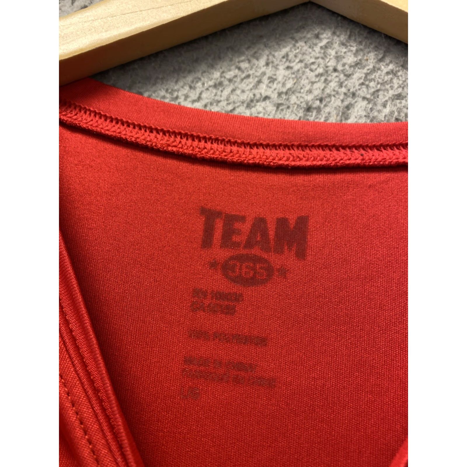 Vintage LBL Jersey L Red Shirt Performance Workout Training Activewear Stretch/143-24 Size US L / EU 52-54 / 3 - 3 Thumbnail