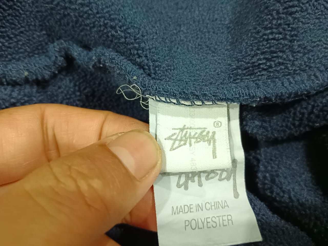 Stussy Stussy small embroidery logo fleece Size US L / EU 52-54 / 3 - 8 Thumbnail