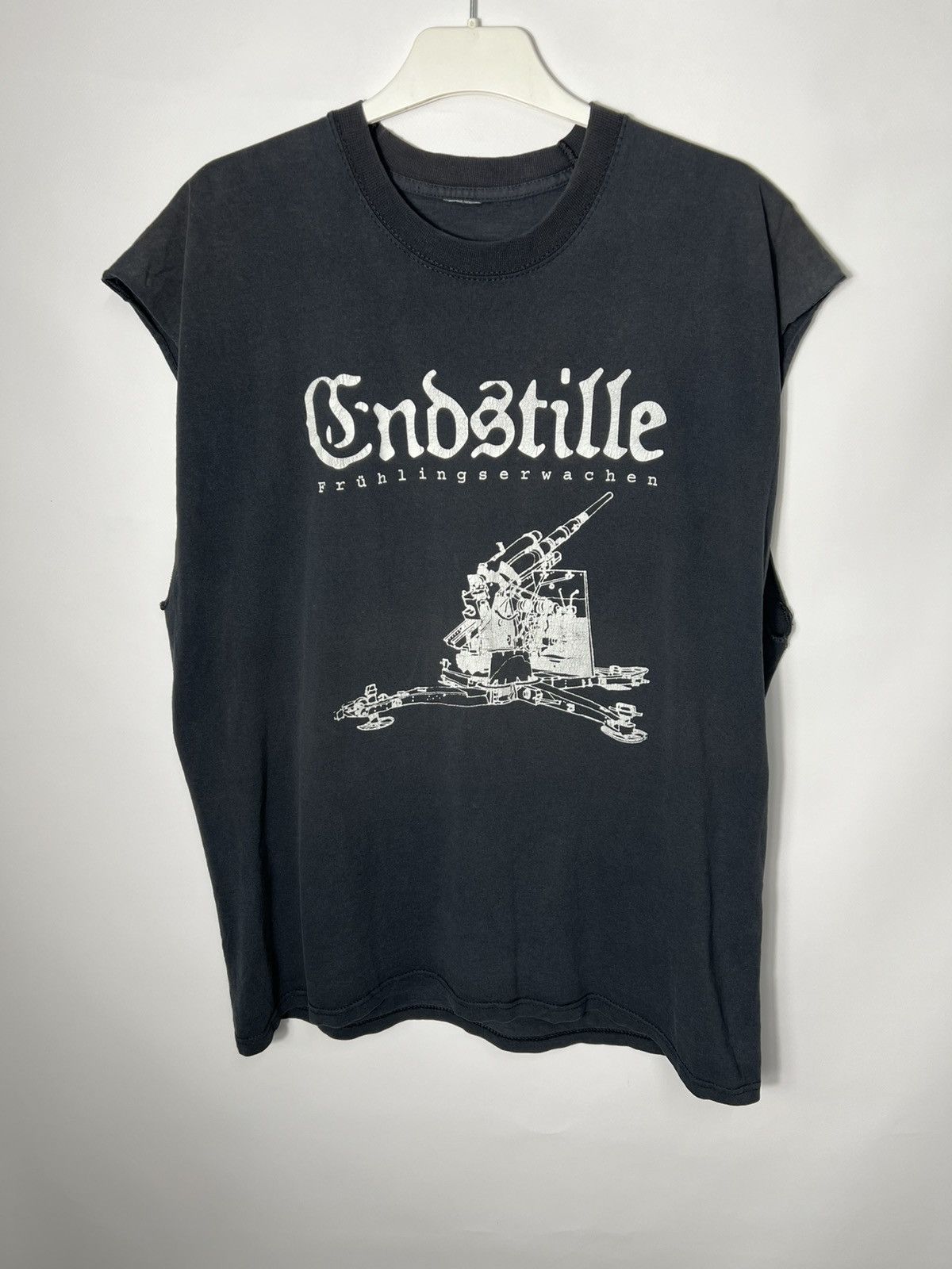 Vintage Endstille Dominanz Vintage Rare Metal Band Rock T-shirt Size US L / EU 52-54 / 3 - 1 Thumbnail