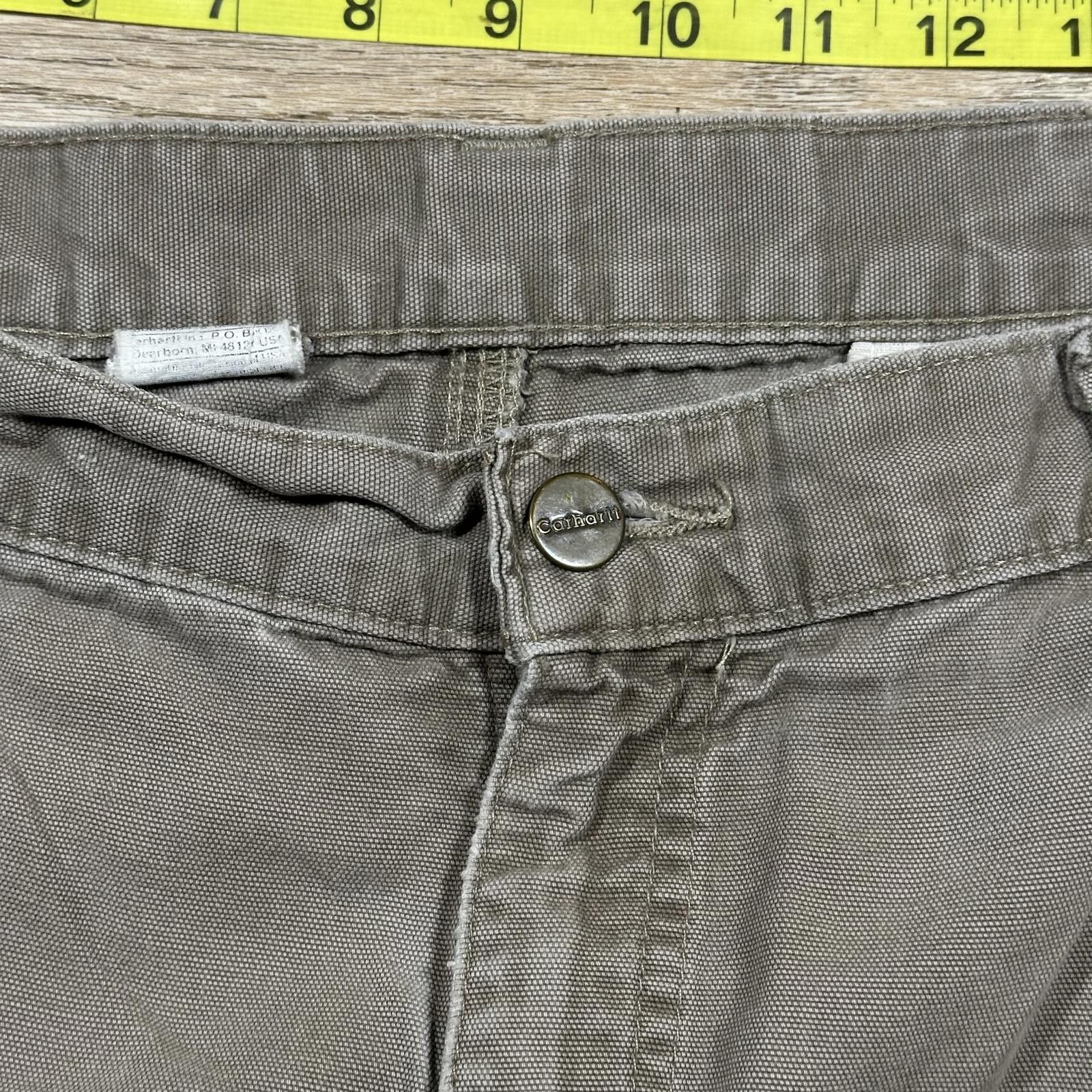 Carhartt Vintage Carhartt Cargo B182 MUS 38x30 Pants Utility Beige Size US 38 / EU 54 - 8 Thumbnail