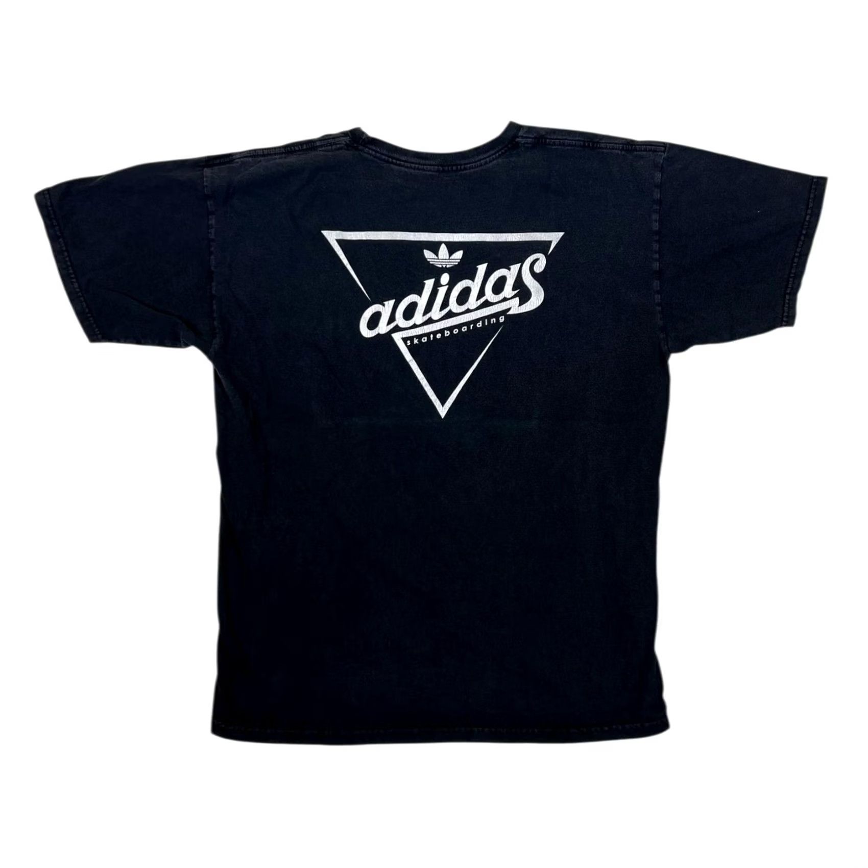 Adidas VINTAGE Adidas Skateboarding T-Shirt Mens M Black Streetwear Y2K Size US M / EU 48-50 / 2 - 2 Thumbnail