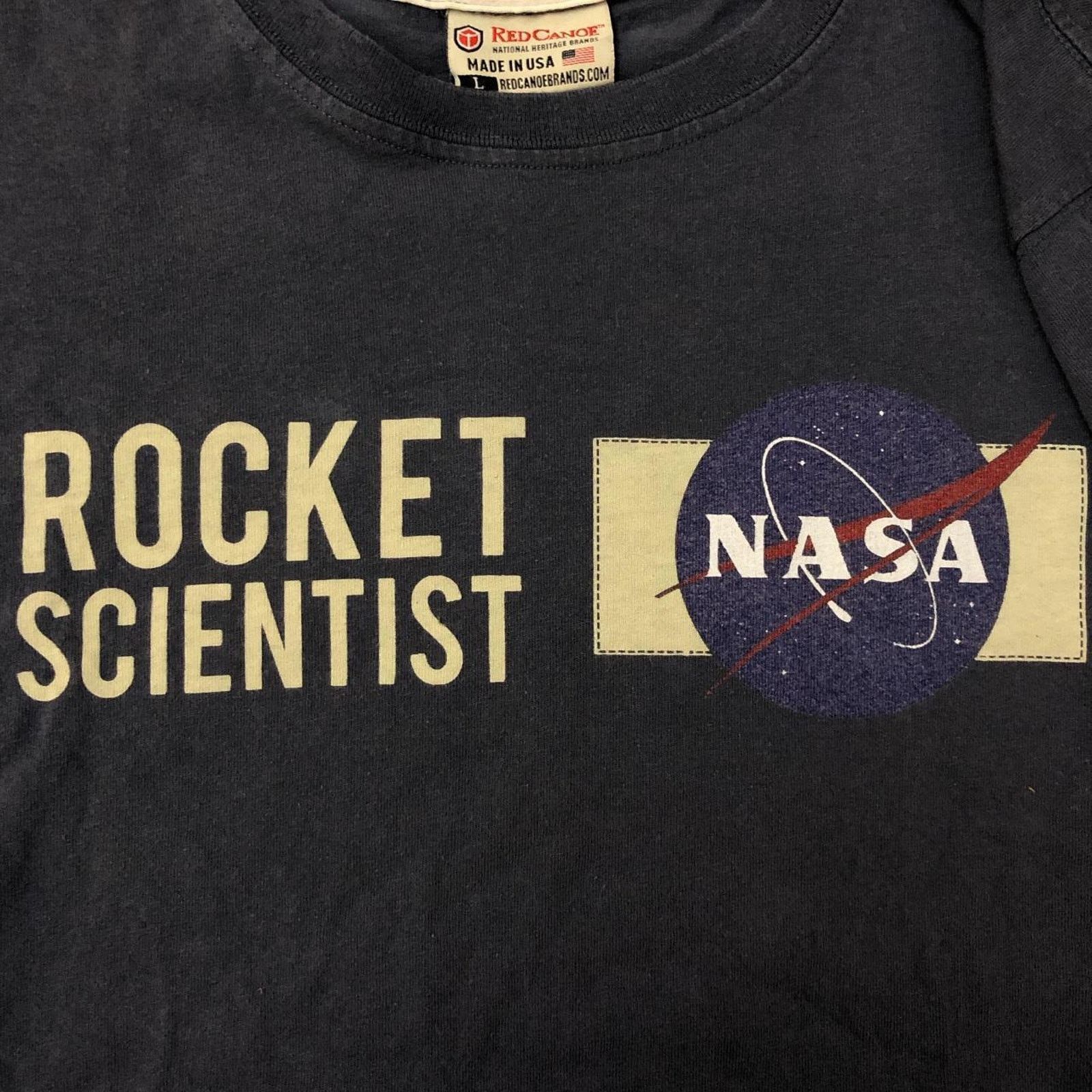 Other Vintage Distressed Blue NASA ‘Rocket Scientist’ Graphic Tee Size US L / EU 52-54 / 3 - 5 Thumbnail