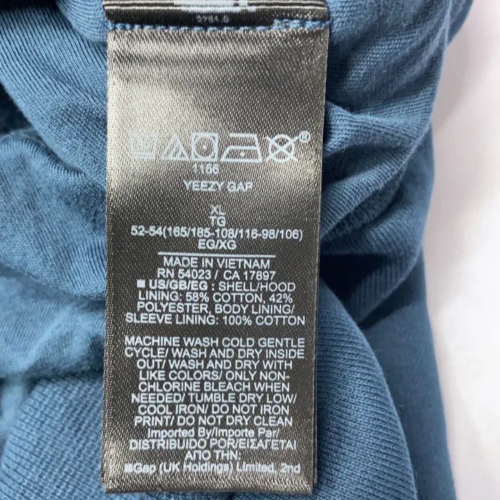 Balenciaga Balenciaga YEEZY x Gap x Balenciaga Hoodie in Dark Blue -2 Size US XL / EU 56 / 4 - 5 Thumbnail