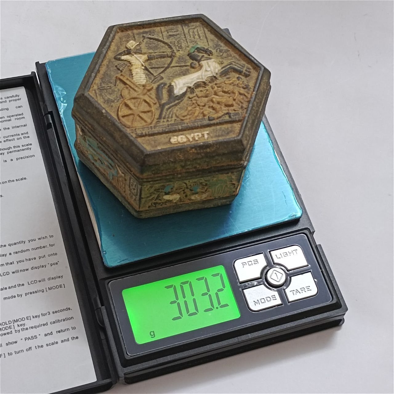 Handmade Handmade egyptian pharaonic box – antique chariot scene Size ONE SIZE - 4 Thumbnail