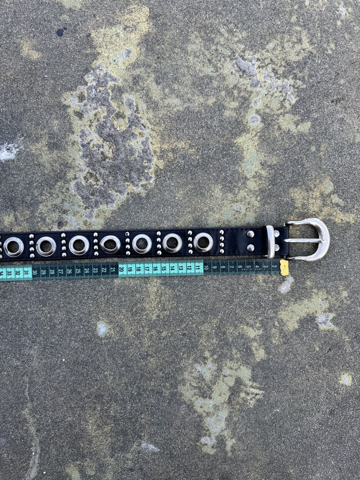 Japanese Brand Studed Belt With One Prong Design Size ONE SIZE - 2 Thumbnail