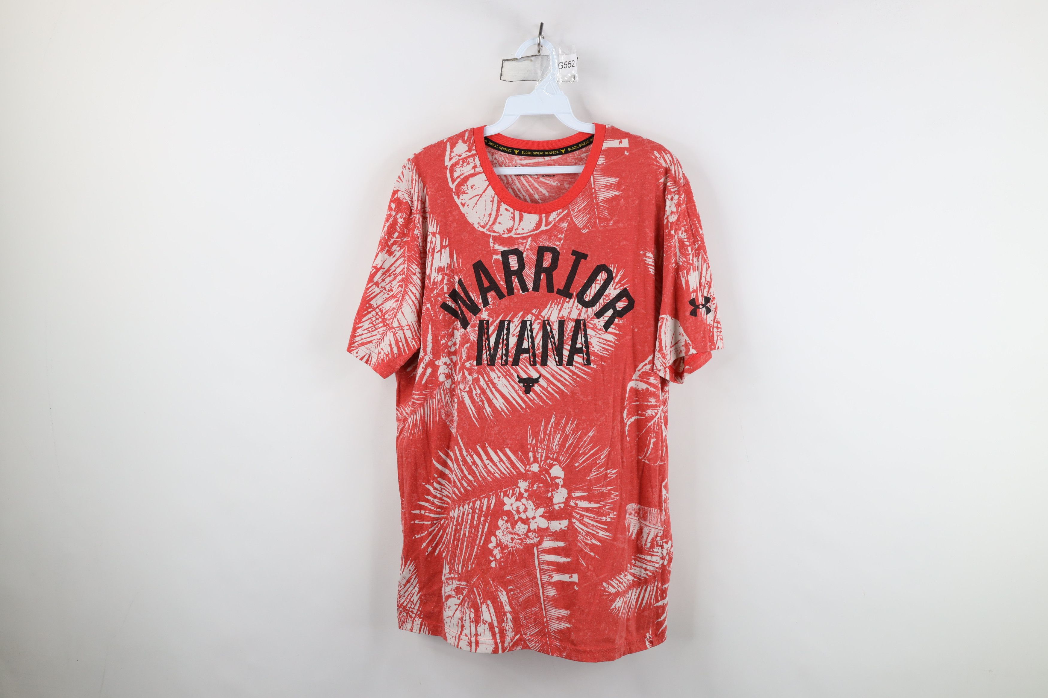 Under Armour Under Armour Project Rock Warrior Mana Hawaiian T-Shirt Size US L / EU 52-54 / 3 - 1 Thumbnail