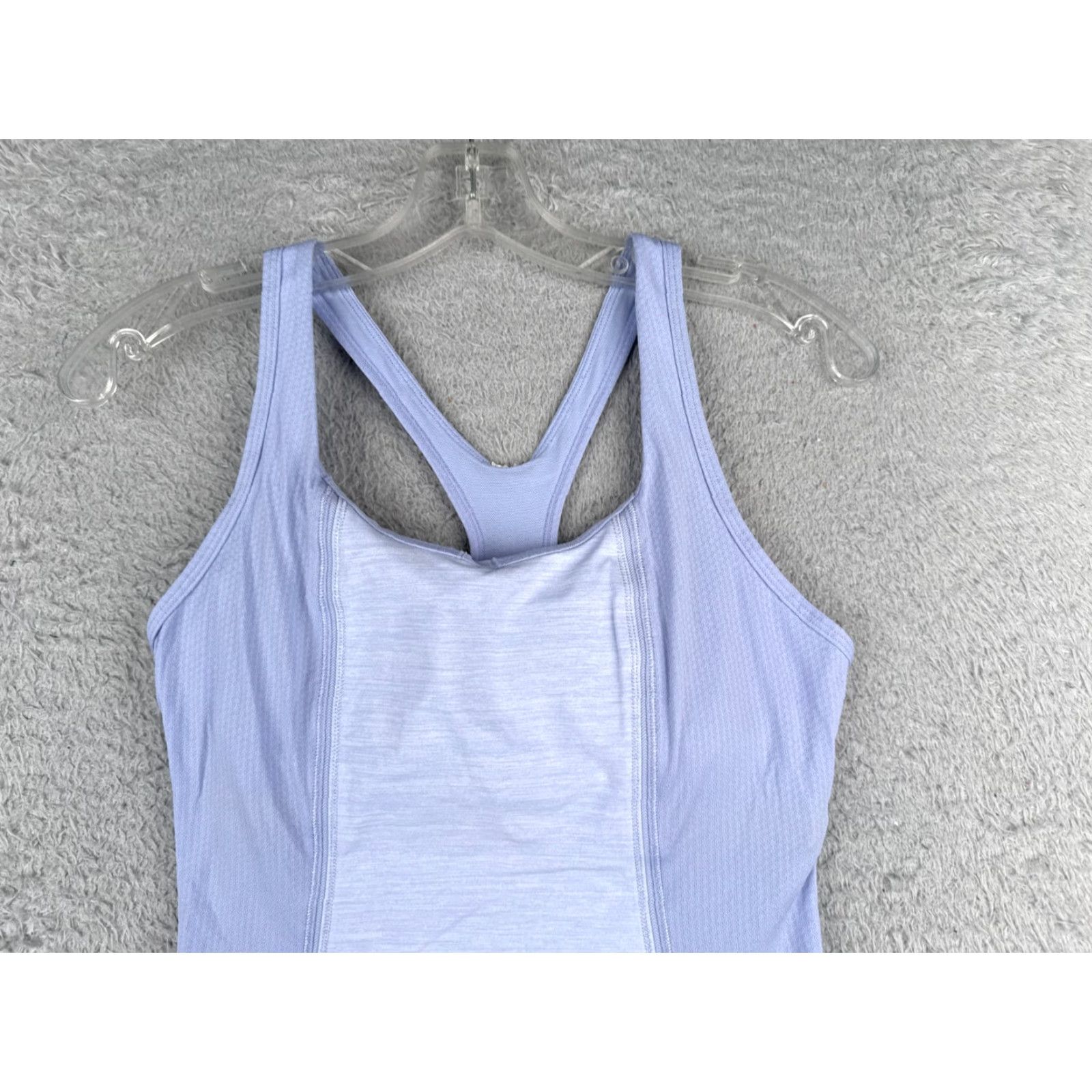 Lululemon Lululemon Shirt Women 8 Purple Two Tone Racerback Built In Bra Gym Yoga Casual Tank Sleeveless Size M / US 6-8 / IT 42-44 - 4 Thumbnail