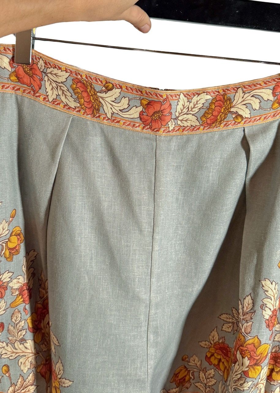 Zimmermann Zimmermann Grey Floral Belted Shorts - 3 Size 32" / US 10 / IT 46 - 8 Thumbnail