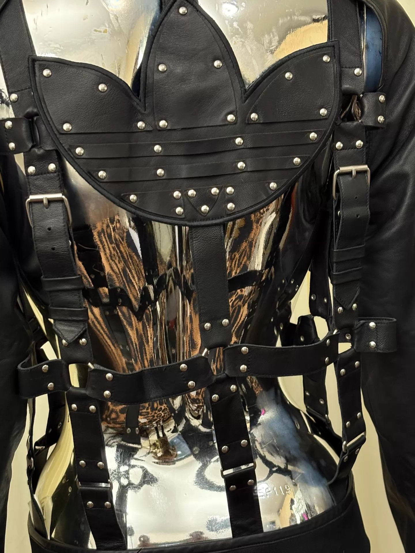 Jeremy Scott Jeremy Scott x Adidas Studded Lace-Up Jacket M Size M / US 6-8 / IT 42-44 - 6 Thumbnail