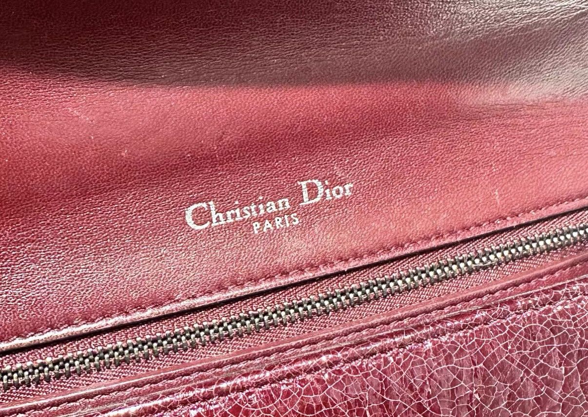 Dior Dior Diorama small burgundy chain bag J38 Size ONE SIZE - 7 Thumbnail