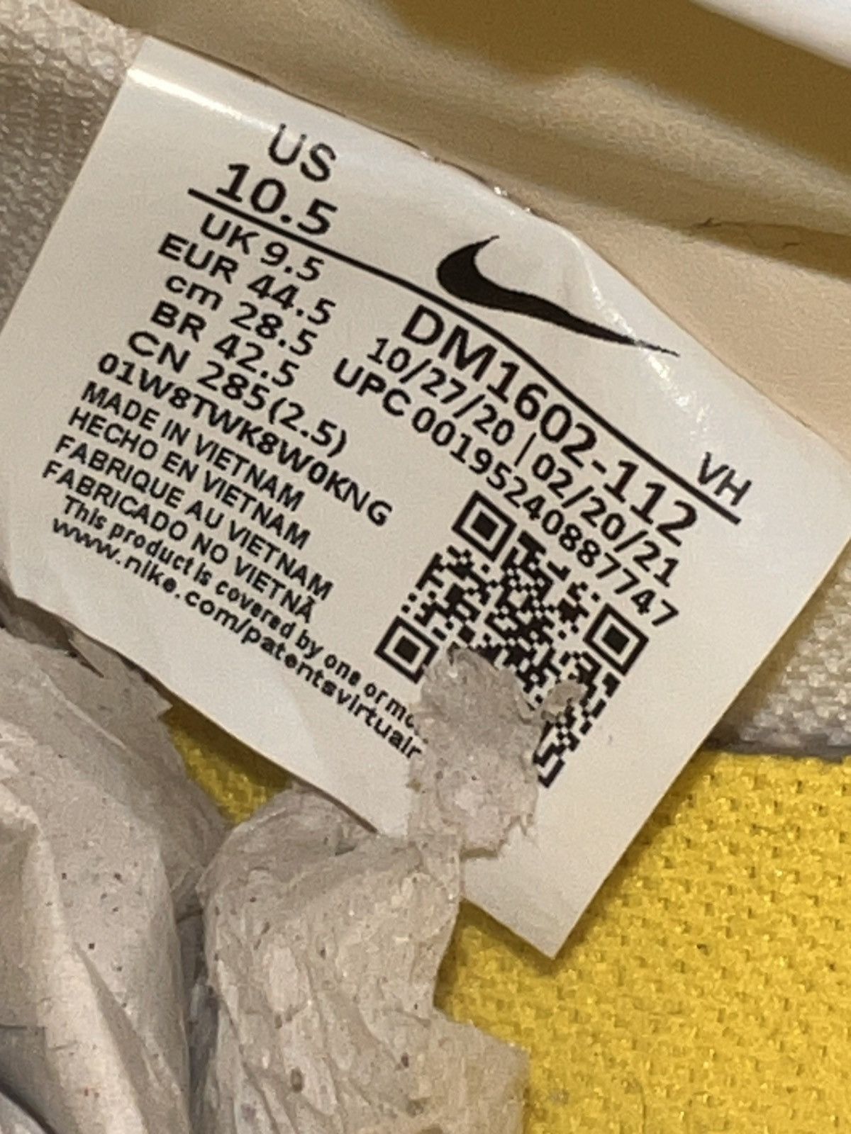 Nike × Off-White Nike Dunk Low / Off white Lot #10 Size US 10.5 / EU 43-44 - 11 Thumbnail