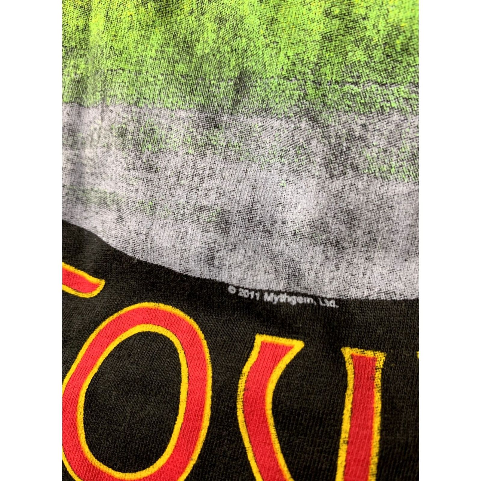 Gildan Led Zeppelin U.S. Tour 1975 Shirt - Gildan Large Black Mens Shirt Only 2011 Vintage Style Heavy Metal Print Size US L / EU 52-54 / 3 - 6 Thumbnail