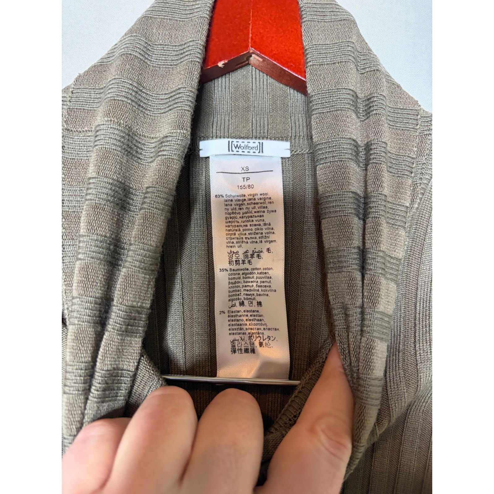 Wolford Wolford Green Merino Wool Blend Ribbed Turtleneck Dress XS Size XS / US 0-2 / IT 36-38 - 6 Thumbnail