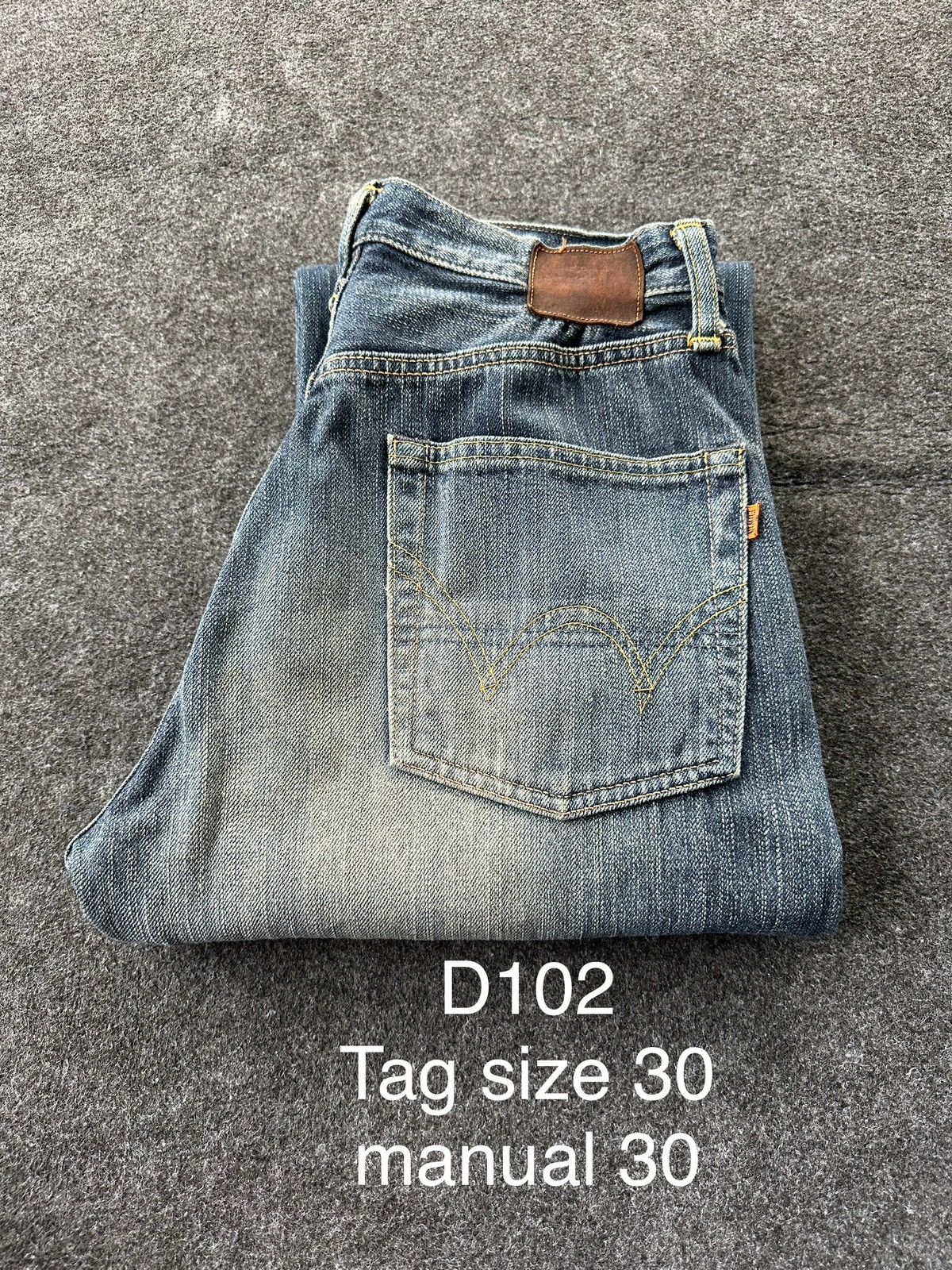 Edwin Vintage Edwin 505zx Orange Tag Selvedge Size 30 D102 Size US 30 / EU 46 - 20 Thumbnail