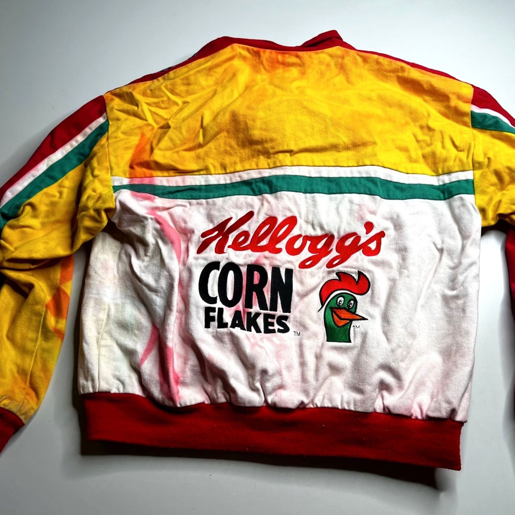 Chase Authentics VINTAGE Chase Authentics NASCAR Terry Labonte Kelloggs Corn Flakes Racing Jacket Large Size US L / EU 52-54 / 3 - 3 Thumbnail