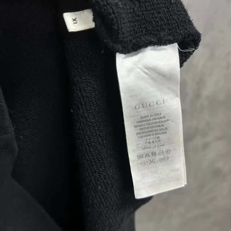 Gucci Gucci The latest black tiger head embroidered logo hoodie - Size US XL / EU 56 / 4 - 4 Thumbnail
