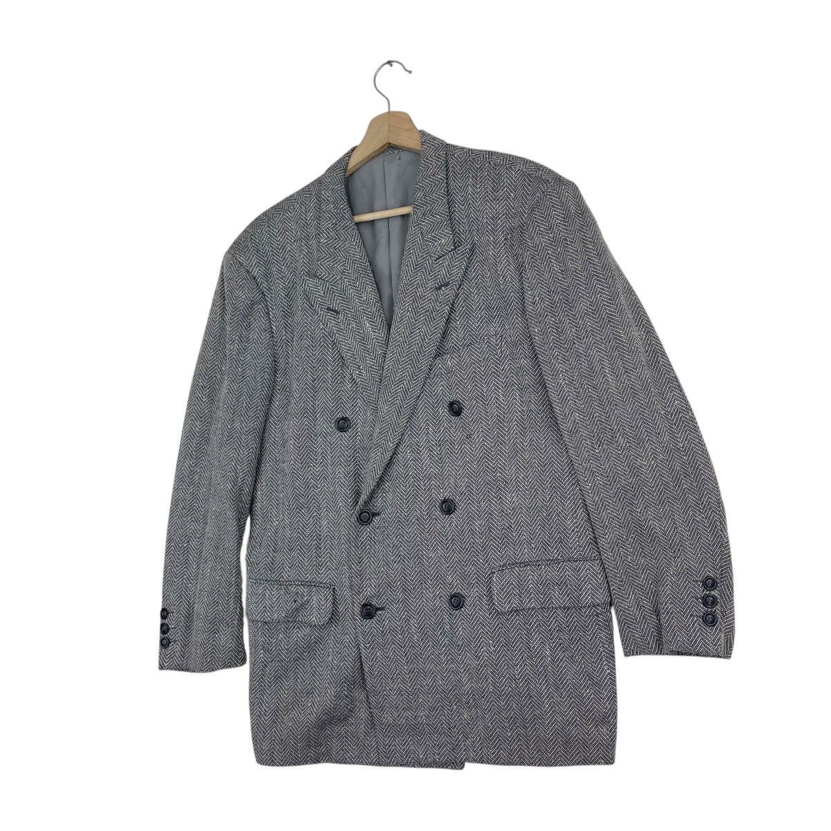Issey Miyake Issey Miyake Men Double Breasted Wool Coat Size US M / EU 48-50 / 2 - 2 Thumbnail