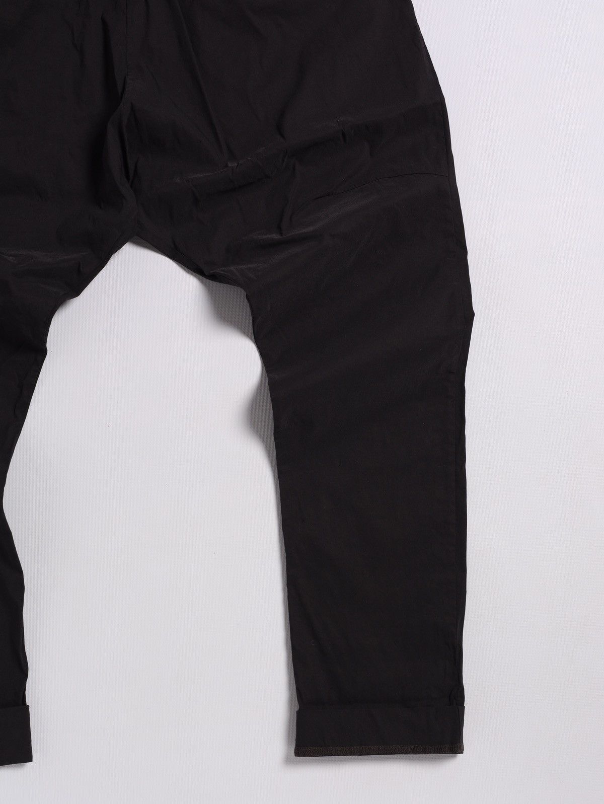 Rundholz Rundholz Black Label Dark Navy Linen Cotton Nylon Wide Pants Size 28" / US 6 / IT 42 - 15 Thumbnail