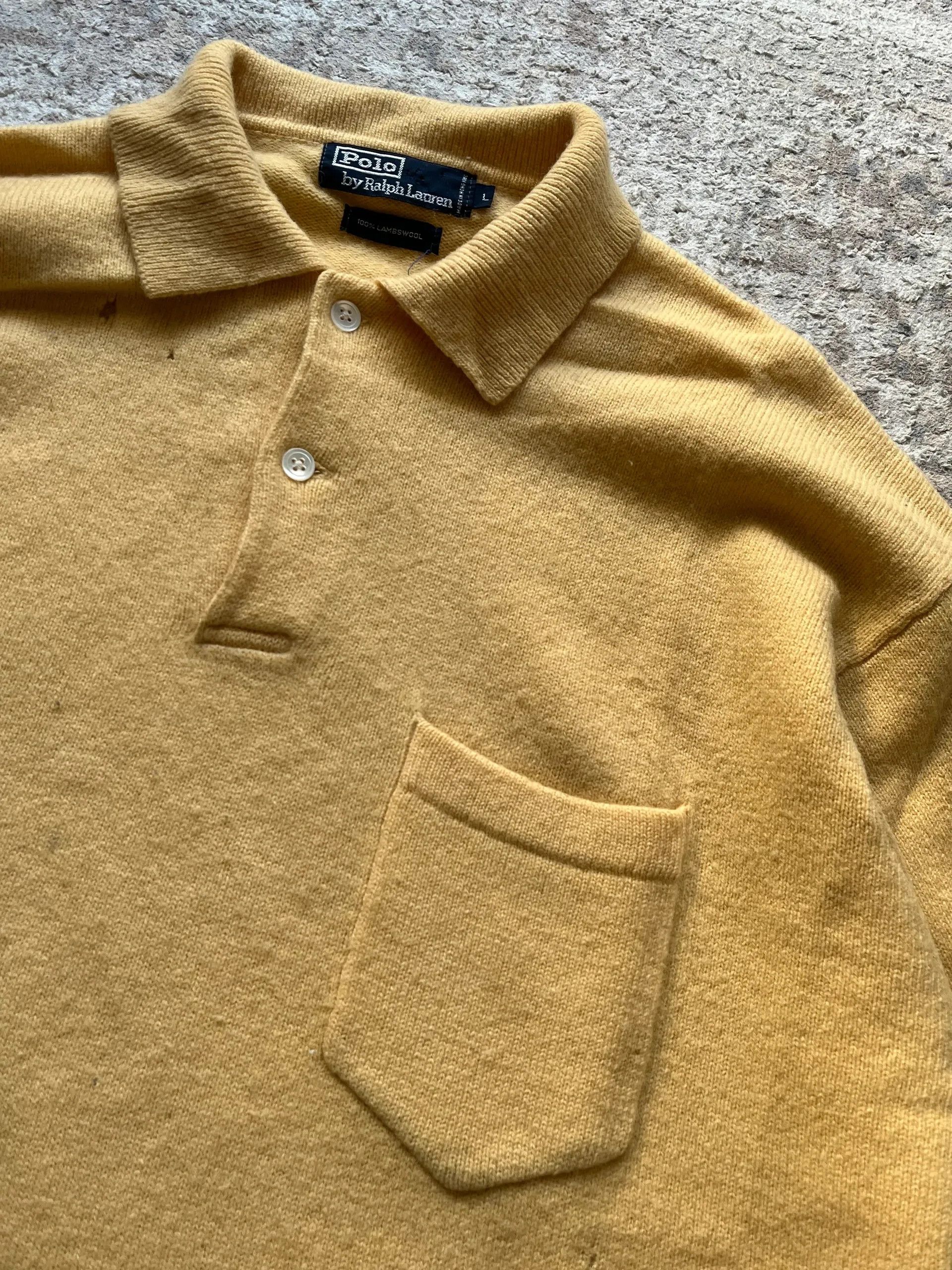 Polo Ralph Lauren Polo Ralph Lauren Small Pony Vintage 100% Lambswool Sweater Size US XL / EU 56 / 4 - 7 Thumbnail
