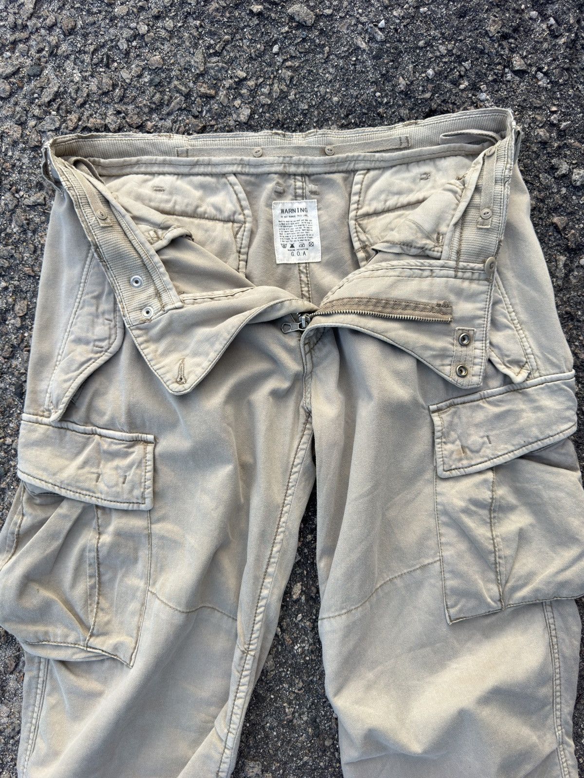 GOA GOA CARGO PANTS DOUBLE KNEE MULTIPOCKET Size US 30 / EU 46 - 17 Thumbnail