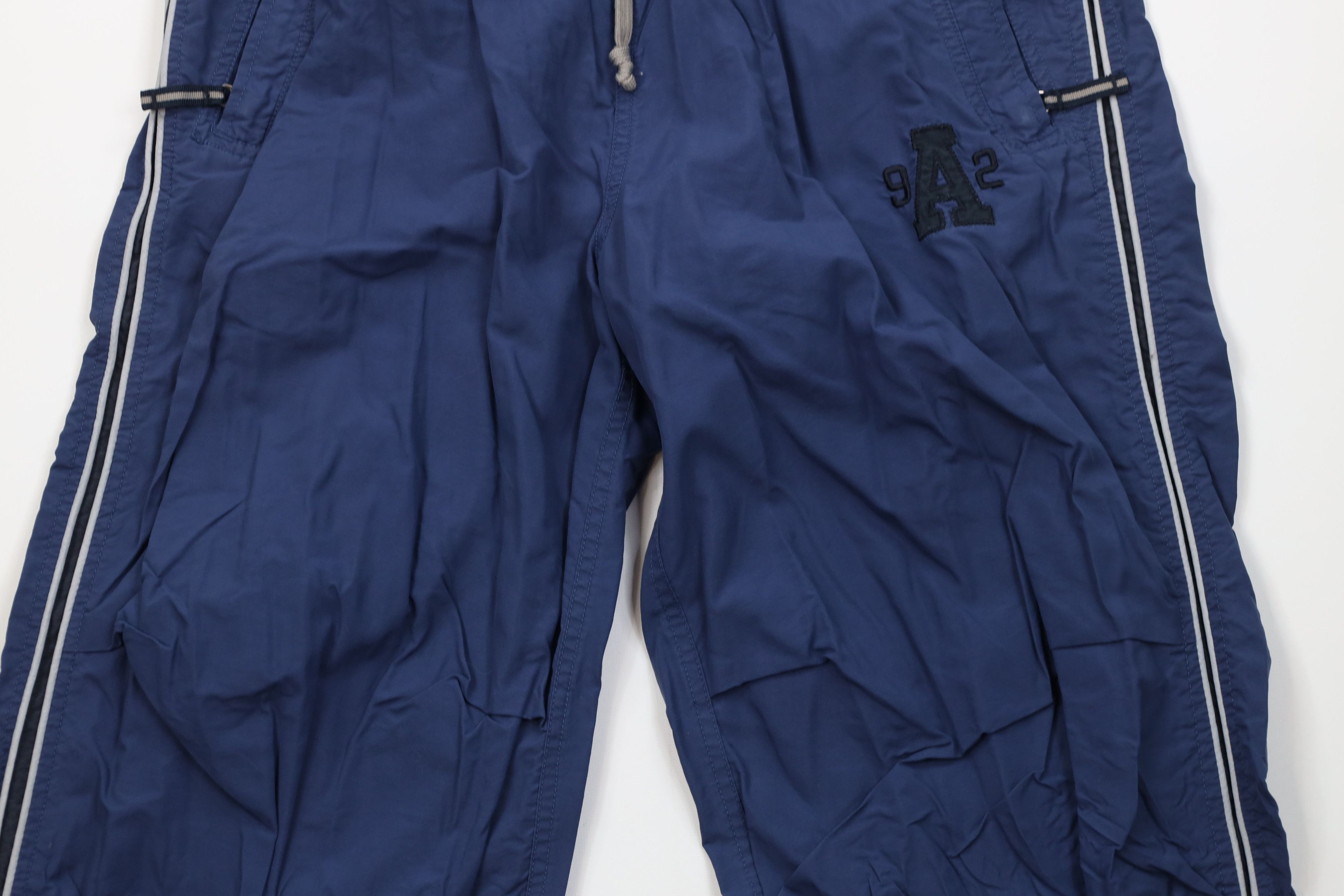 Abercrombie & Fitch Vintage 90s Y2K Abercrombie & Fitch Gym Wide Leg Pants Blue Size US 34 / EU 50 - 3 Thumbnail