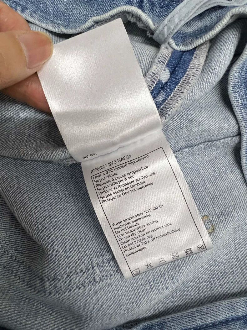 Chanel Chanel 25P light blue knitted chain straight jeans Size 24" / US 00 / IT 34 - 7 Thumbnail
