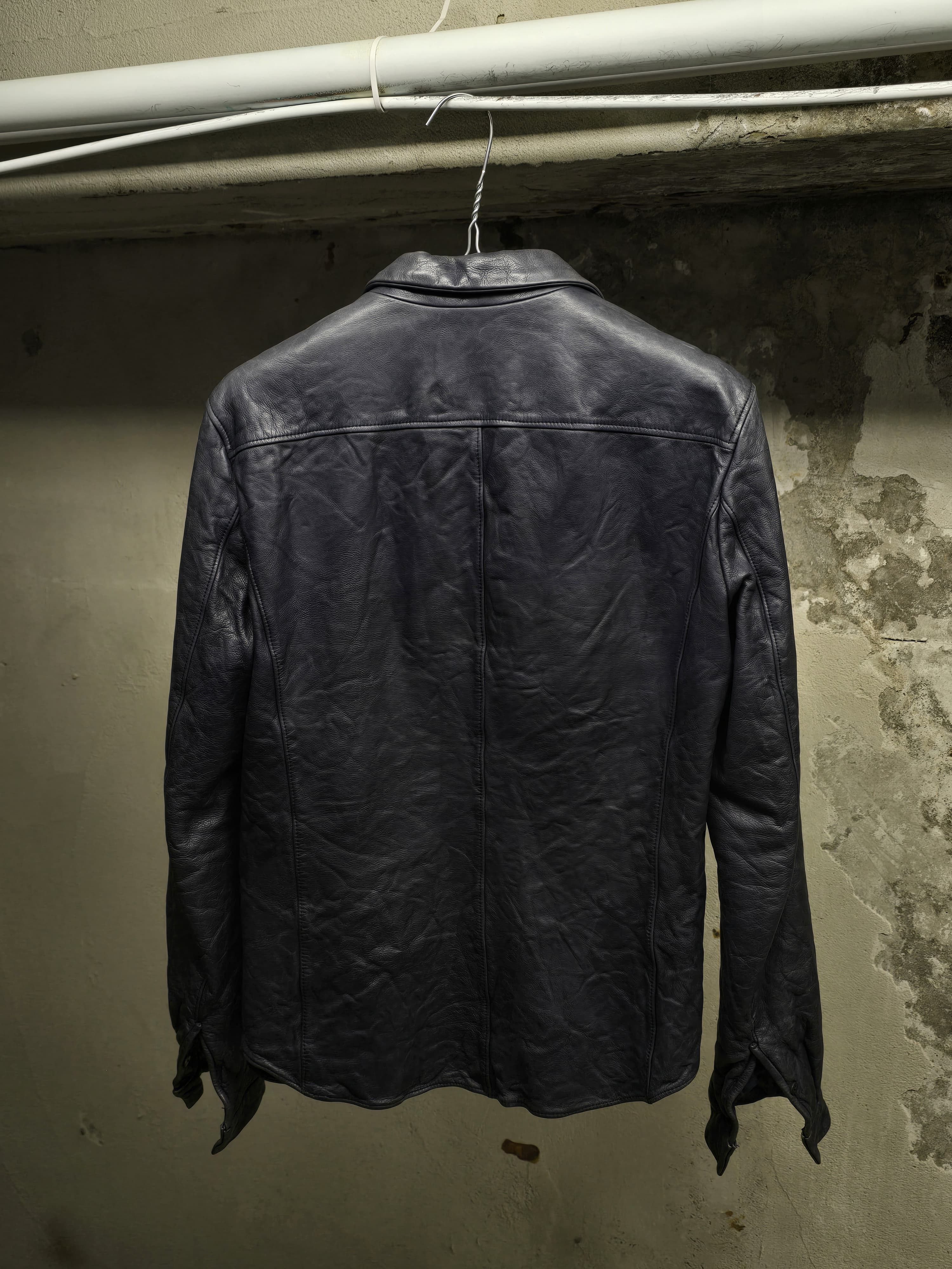 Carpe Diem Carpe Diem Indigo Cowhide Leather Shirt Size US S / EU 44-46 / 1 - 7 Thumbnail