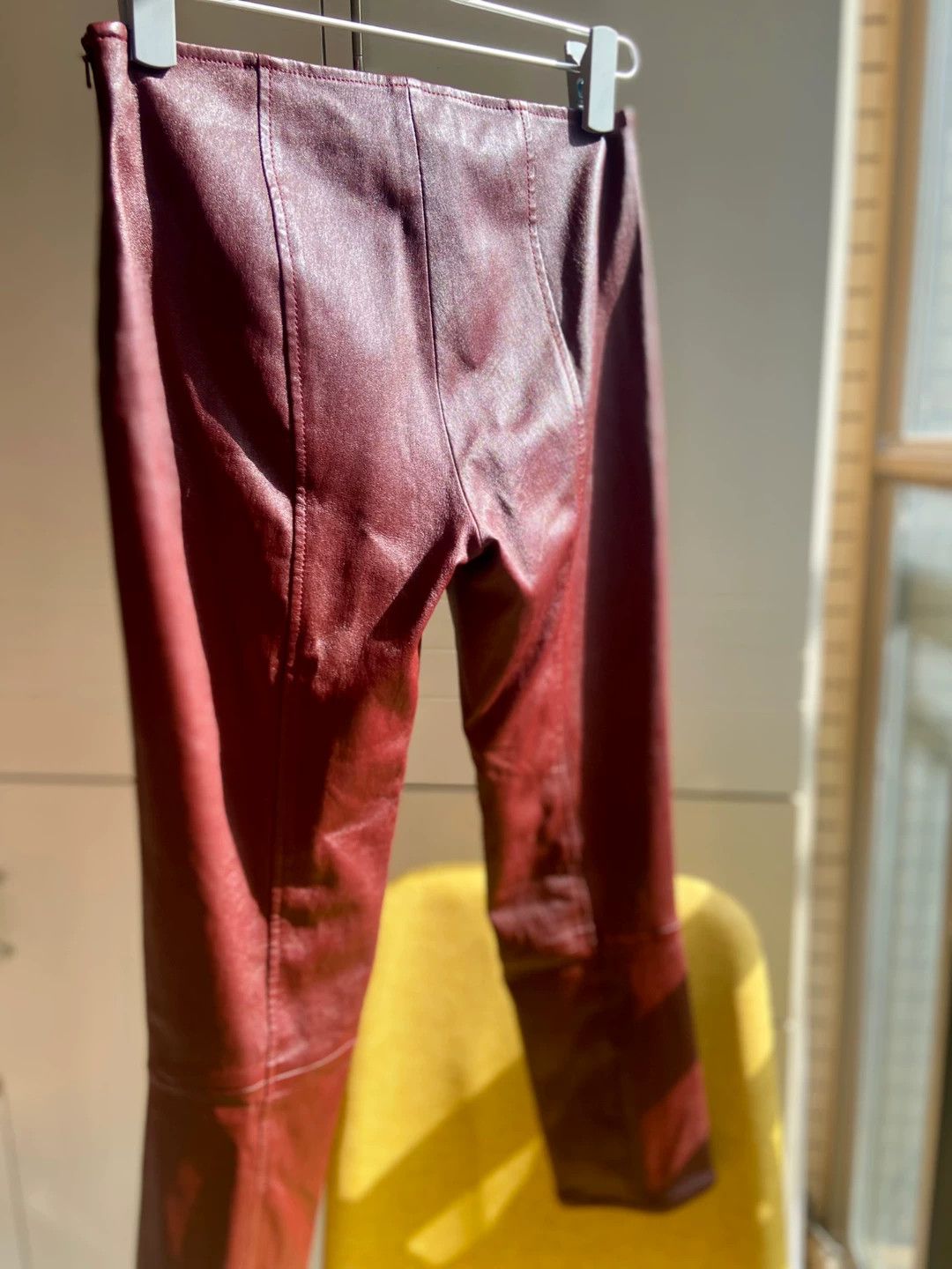 Other Premium Lambskin Pants Size 4 95% New Silk Lining Size 27" / US 4 / IT 40 - 4 Thumbnail