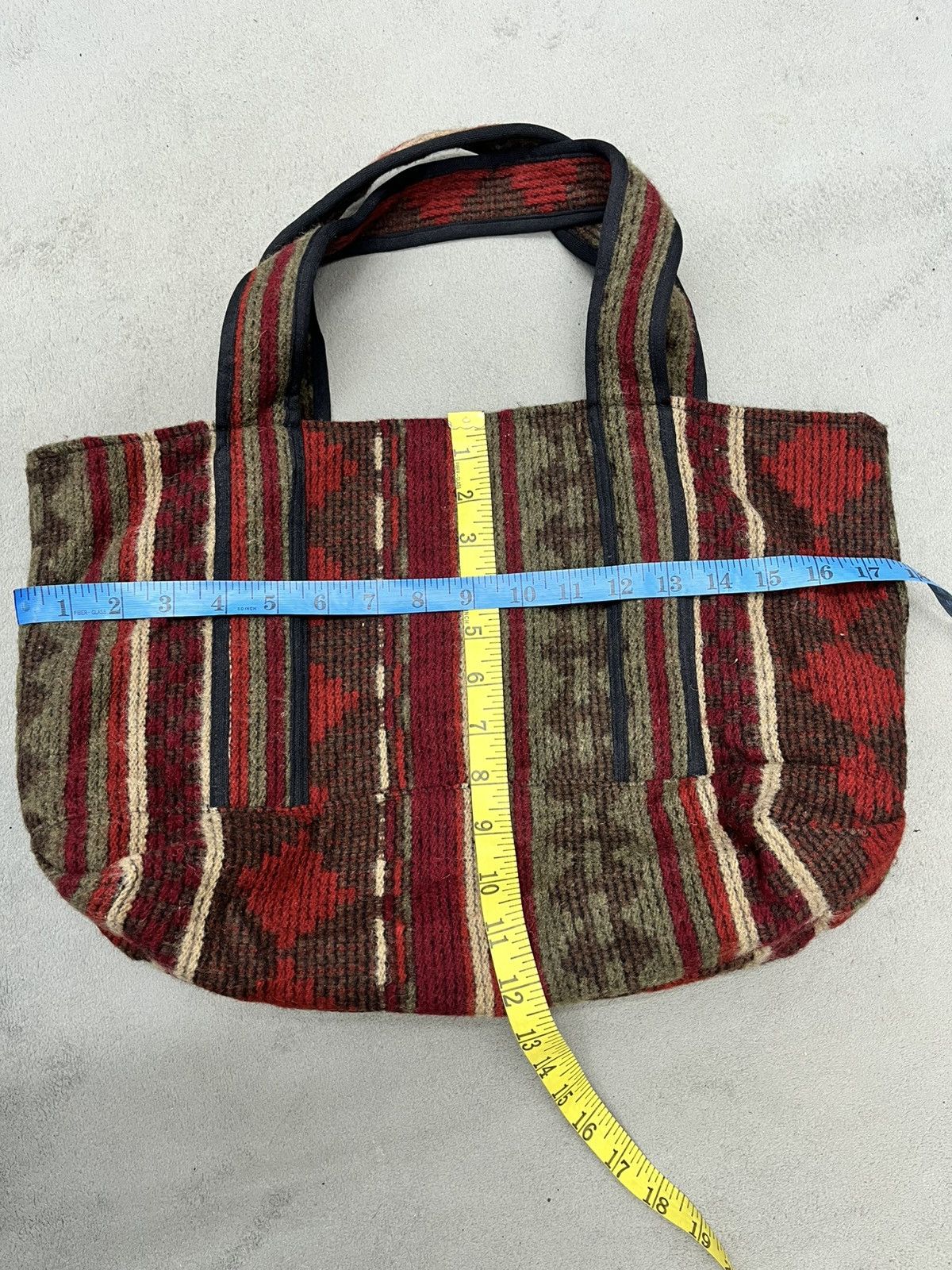 Johnson Woolen Mills ARCHIVE🔥JOHNSON WOOLEN MILLS CHECK TOTE BAG Size ONE SIZE - 10 Thumbnail