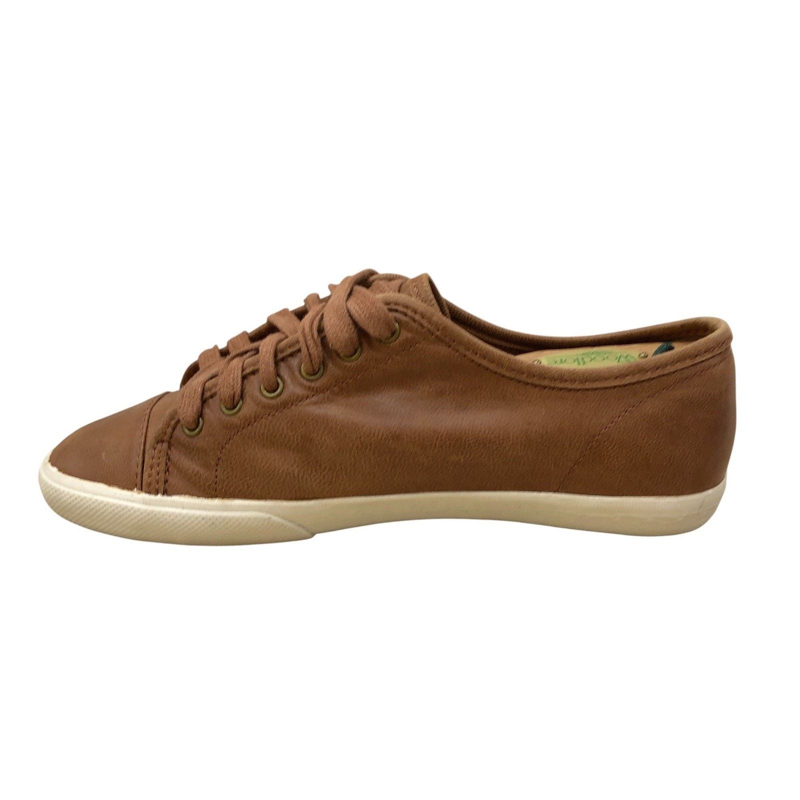 Frye Frye Shoes 7M Leather Low Top Sneakers Cognac Casual Lace Up Size US 7 / IT 37 - 6 Thumbnail