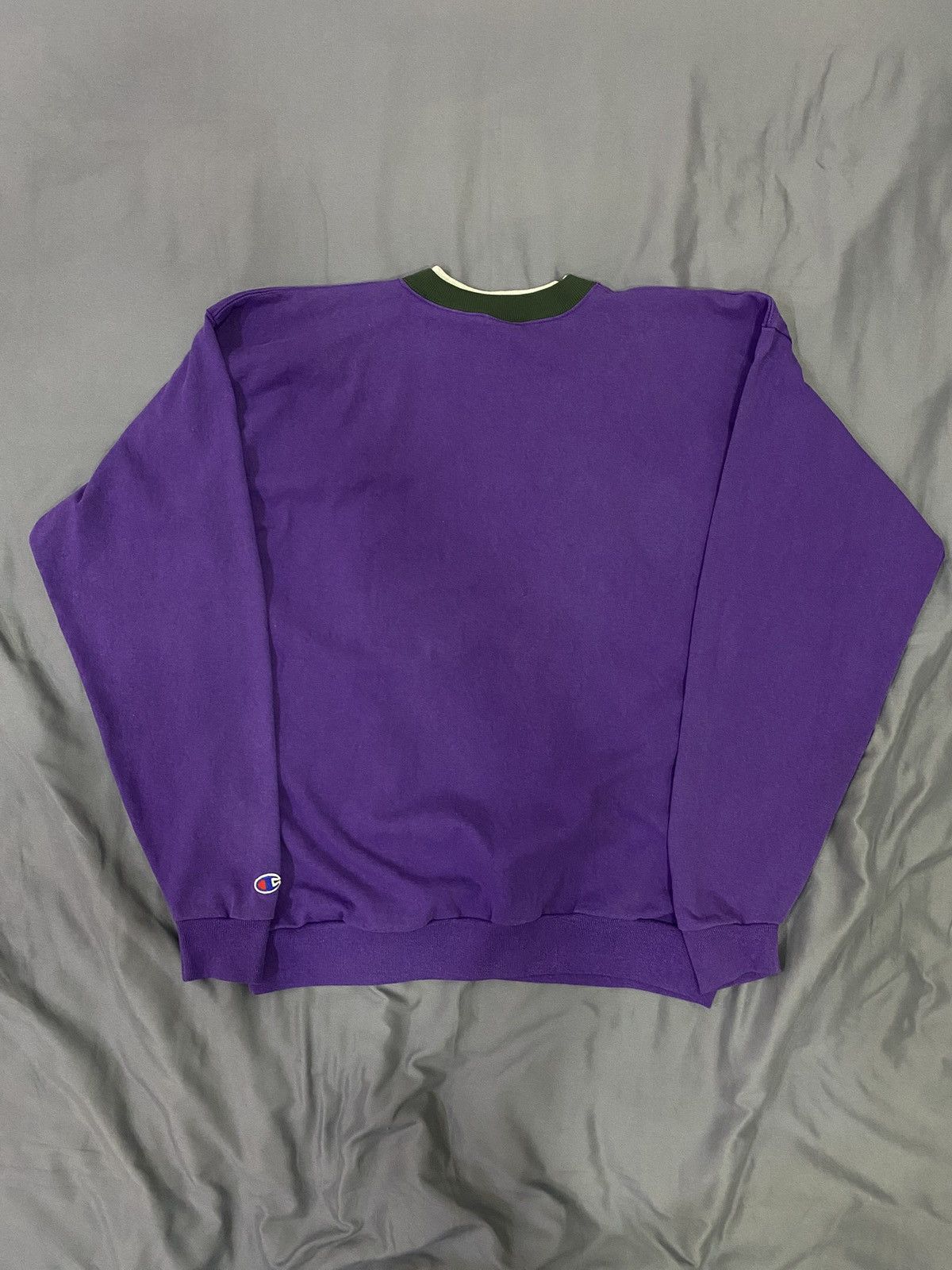 Champion Vtg 90s Champion Reverse Weave Ringer Crewneck Sweatshirt Size US L / EU 52-54 / 3 - 4 Thumbnail