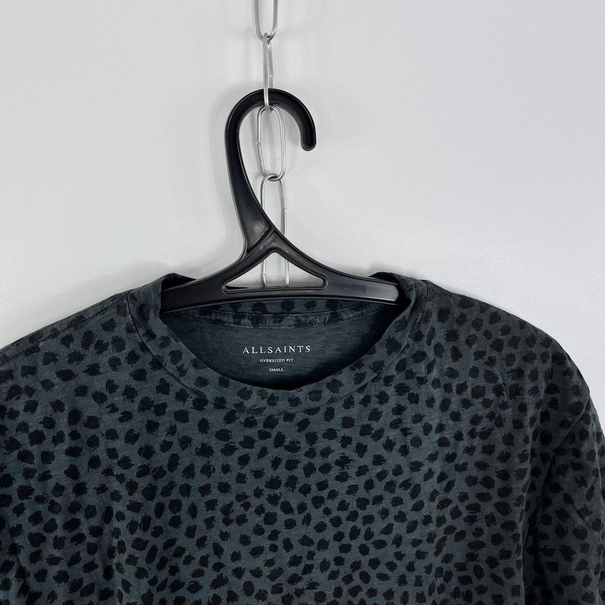 Allsaints × Vintage Allsaints T-Shirt Leopardo Style Black Size S Oversized Fit Size US S / EU 44-46 / 1 - 4 Thumbnail