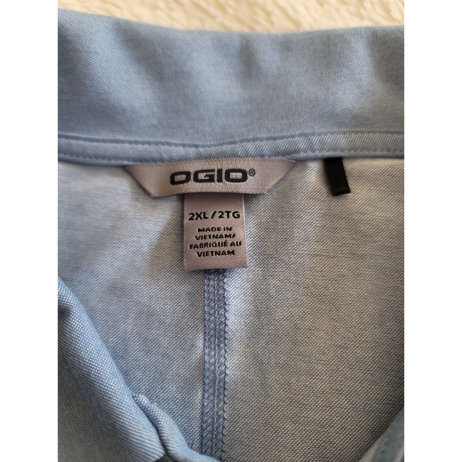 Ogio Ogio Blue ILWU C/U Golf Tournament Men's Polo, Size 2X-Large Size US XXL / EU 58 / 5 - 5 Thumbnail