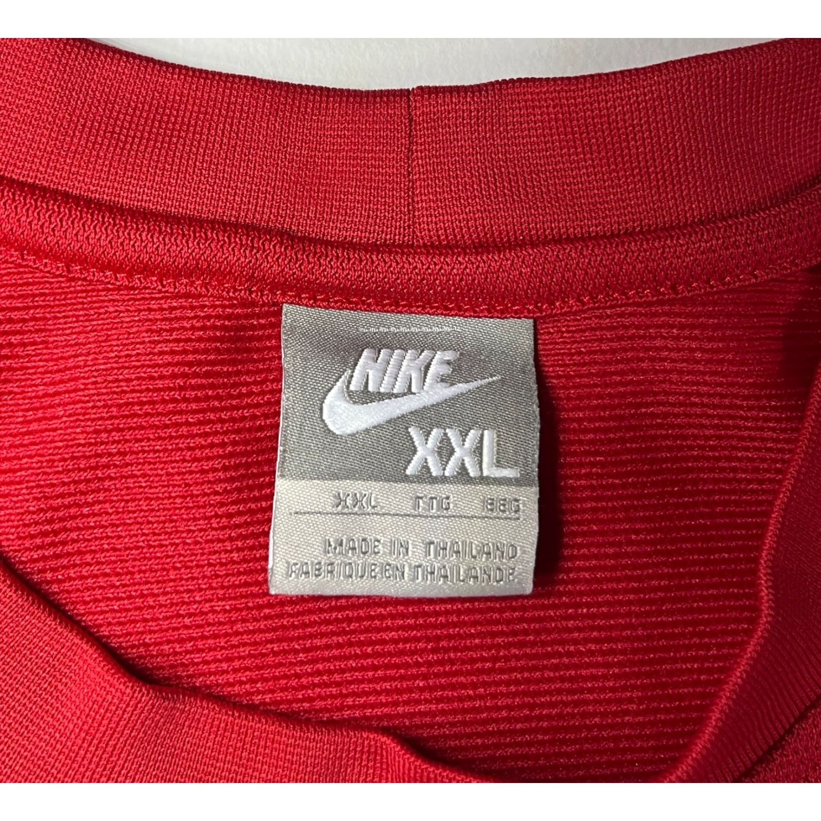 Nike VINTAGE Nike Air Long Sleeve Shirt Mens 2XL Red Solid Pullover Crew Neck Activewear 249270-648 Size US XXL / EU 58 / 5 - 7 Thumbnail