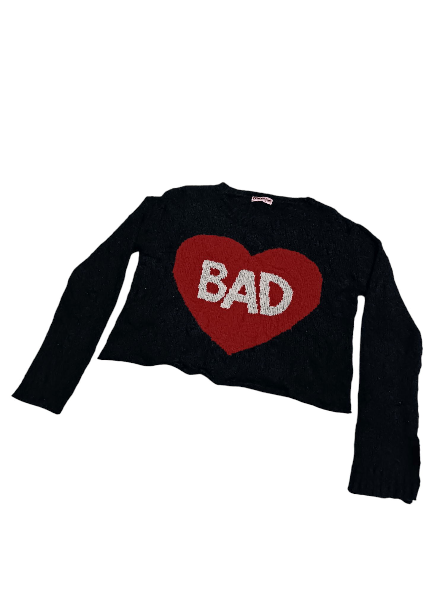 Japanese Brand × Vintage Vintage RNA Slang Knitwear "Bad Love" Only Anarchists Size M / US 6-8 / IT 42-44 - 3 Thumbnail