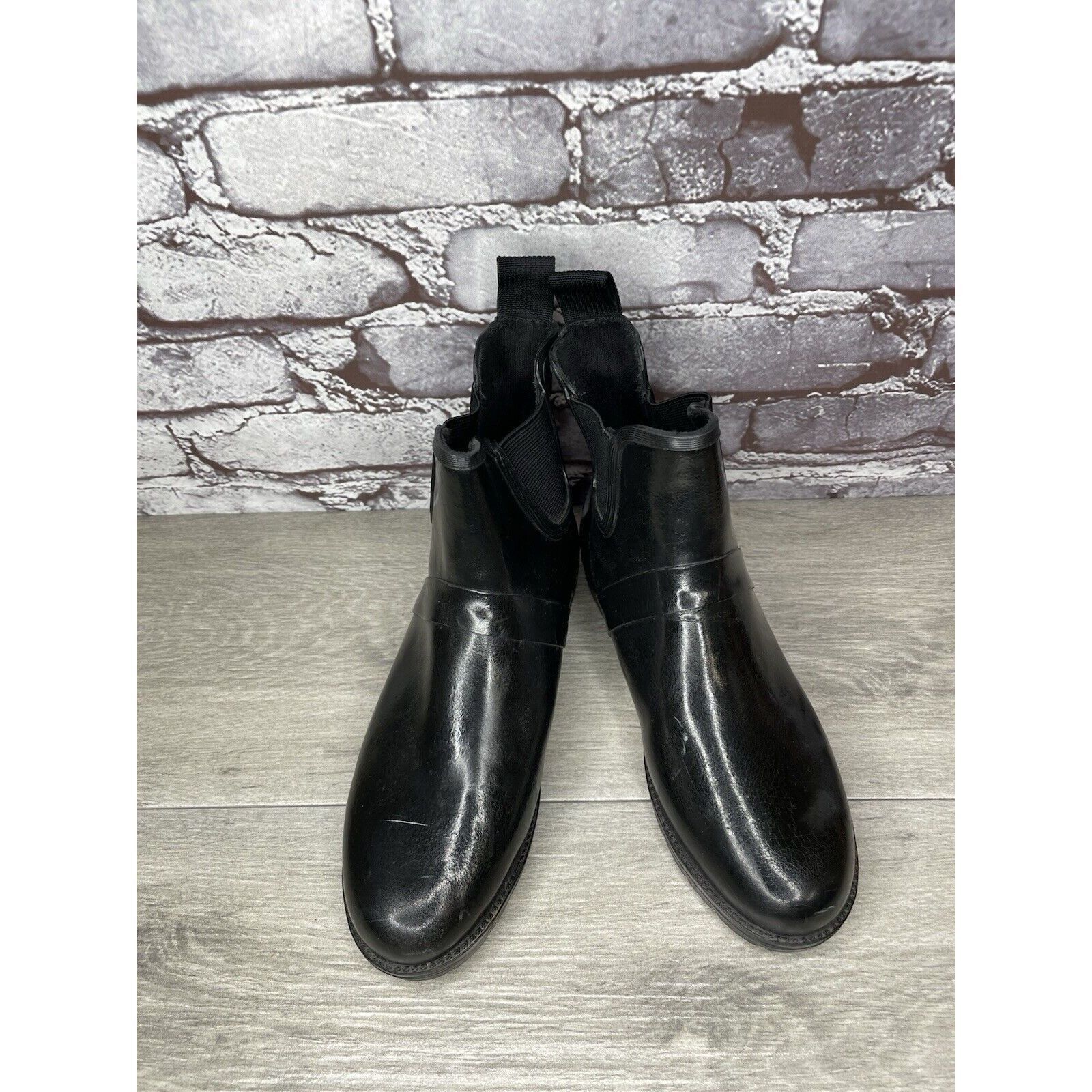 Cole Haan Cole Haan Sporting Black Rubber Pull On Chelsea Ankle Rain B Size US 6 / IT 36 - 16 Thumbnail