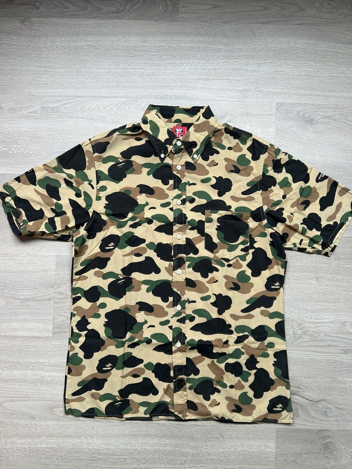 Bape Bape OG 1st Yellow Camo Shirt [Size M] Size US M / EU 48-50 / 2 - 1 Thumbnail